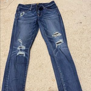 American Eagle ripped jeans